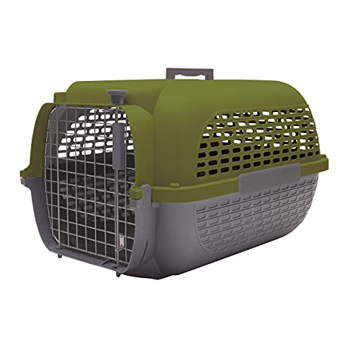 dogit Catit Transportbox für Haustiere, für Voyaguer, Größe XL, 68 x 47 x 43 cm, Grau/Khaki
