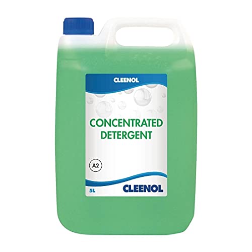 Cleenol Spülmittelkonzentrat – 20% HighActive Formel für kommerzielle, manuelle Spülung, 5 l, 2 Stück