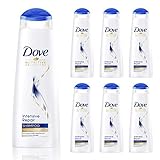 Dove Intensives Repair Shampoo 250 ml für trockenes beschädigtes Haar, Reparatur, Spliss, weich, glänzend und handlich, 6 Flaschen