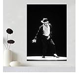 ZOEOPR Plakat Michael Jackson Plakat Musik Sänger Star Tänzer Tänzer Leinwand Gemälde Foto Porträt Bilder Moderne Nordische Wohnkultur 50 * 70Cm No Frame