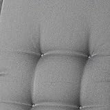 Madison Auflage Panama Grey für 3-Sitzer Bänke ca. 140 cm x 48 cm