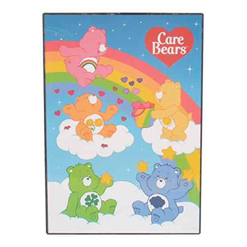 Fizz Creations Care Bears Poster Light, USB-Stromversorgung mit mitgeliefertem Kabel, freistehend oder an der Wand montierbares Poster Mood Light A4 Größe Offizielles Lizenzprodukt von Care Bears