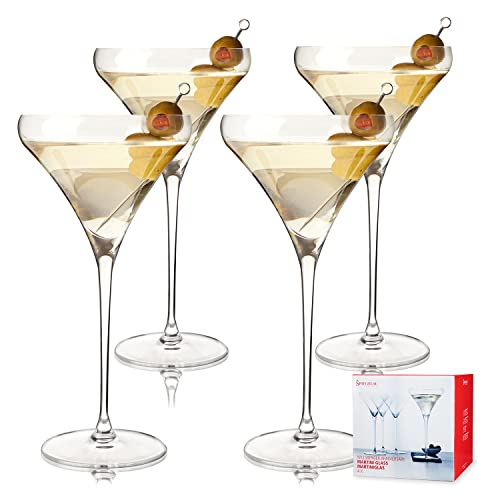 Spiegelau Willsberger Martini-Glas, 250 ml, 4 Stück, Kristall, transparent