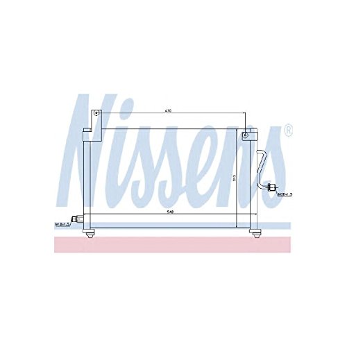 Nissens 94751 Kondensator, Klimaanlage