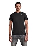 G-STAR RAW Herren Base-S T-Shirt, Schwarz (dk black D16411-336-6484), M