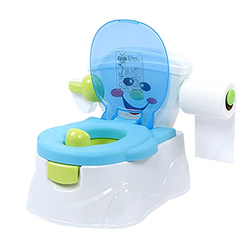 Töpfchen Training Toilettensitz Baby Kleinkind WC + Deckel Baby Training Toilet + Papierhalter