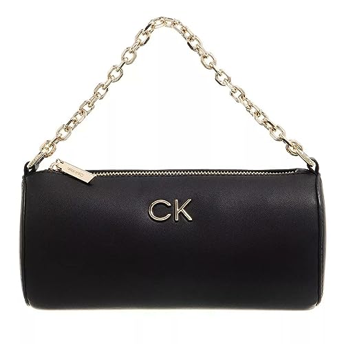 Calvin Klein Damen Zylinder-Crossbody Tasche, Ck Schwarz, One Size