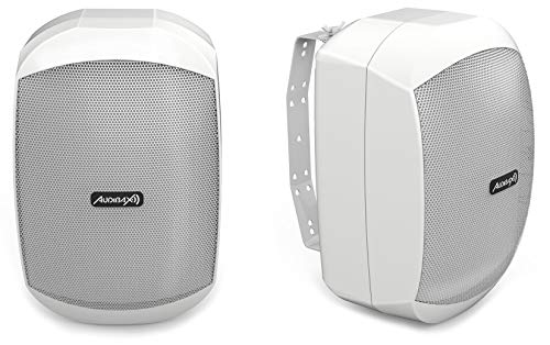 Audibax OVO 5 White Passive Lautsprecher für die Wand, 5 Zoll, 100 V, 8 Ohm, IP65