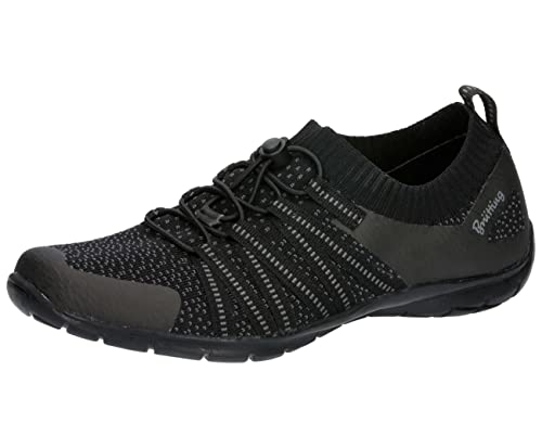 Brütting Unisex Slighter Sneaker, schwarz/grau, 43 EU