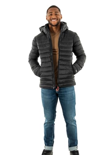 Superdry Steppjacke "HOODED FUJI SPORT PADDED JKT", mit Kapuze