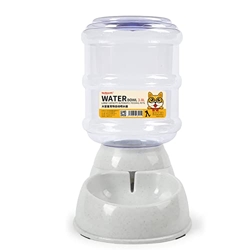 Automatic Pet Water Dispenser Cat and Dog Gravity Feeder BPA Free Small Medium Large Pet Watering Station Water Bowl (Grey, Automatic Water Dispenser)