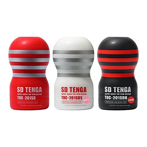 SD TENGA ORIGINAL VACUUM CUP SERIES BUNDLE (STANDARD + GENTLE + STRONG)