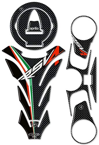 3D Gel Resin Stickers/Stickers Kits kompatibel für Motorcycle Aprilia RSV4 Carbon
