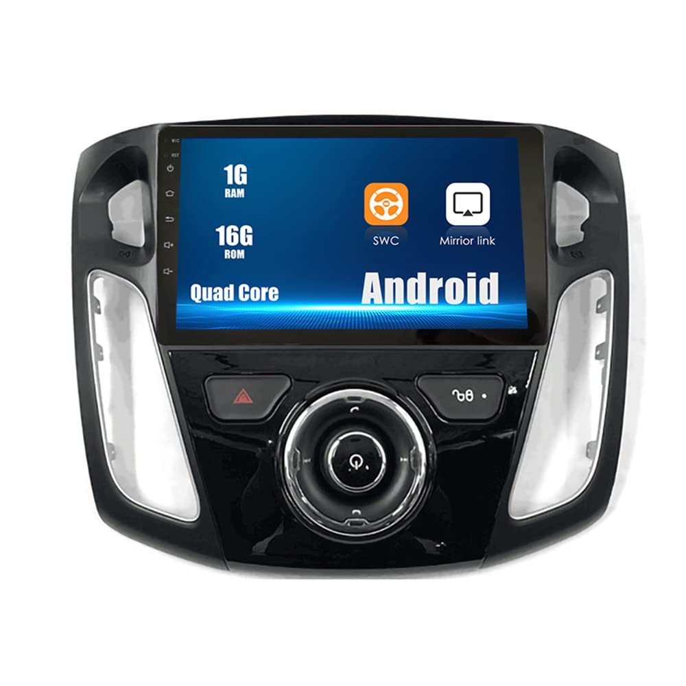 ZERTRAN Android 10 Autoradio Autonavigation Stereo Multimedia Player GPS Radio 2.5D Touchscreen fürFord Focus 2012-2017