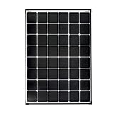 enjoy solar Mono 150W 12V Ultra SunPower Back-Contact Solarpanel Solarmodul Photovoltaikmodul mit schwarzen Rahmen und weißem Back- Sheet, ideal für Wohnmobil, Gartenhäuse, Boot