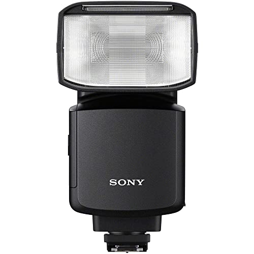 Sony HVL-F60RM2 | Externer Blitz mit kabelloser Funksteuerung (GN60-Leistung. Mehrfachblitz, High-Speed-Blitz, 10 BPS, Quick Shift Bounce), Schwarz