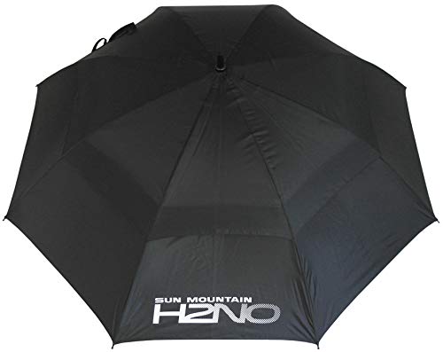 Sun Mountain Unisex H2NO Golf-Regenschirm, Schwarz, 152,4 cm