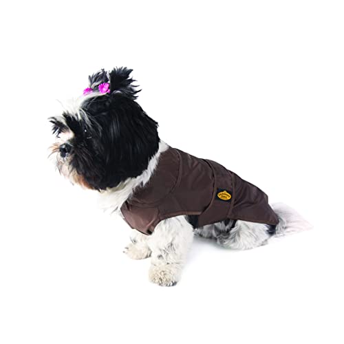 Fashion Dog Regenmantel für Hunde - Braun - 51 cm