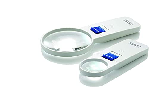 Patterson Medical Lupe, rund, mit LED-Beleuchtung, 4-cm-Linse