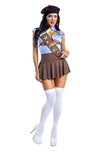 Starline Damen Brownie Scout Kostüme in Erwachsenengröße, Mehrfarbig, Medium