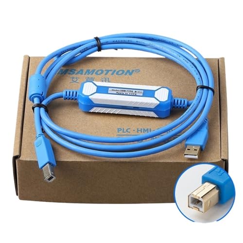 SABTOFNIV Kunlun Tongtai/Weikong/Delta/Bulk Xinjie Displaysteuerung Touchscreen USB-zu-Quadrat-Port Programmierkabel Download-Kabel (Size : Diamond Blue)