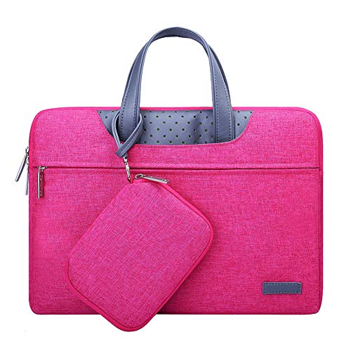 HONGBI Rucksack Messenger Bag Umhängetasche Laptop Tasche Handtasche Business Aktentasche Reise Rucksack Passend für 12-15.6 Zoll Laptop Rot 12"