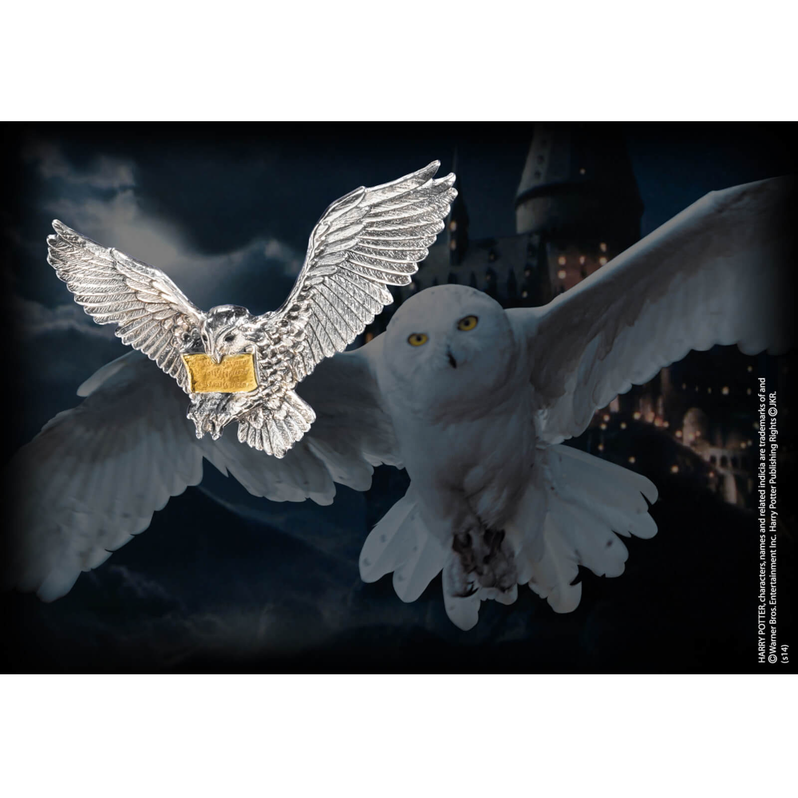 Harry Potter The Flying Hedwig Brooch 2