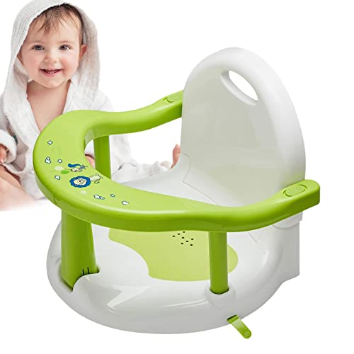 Baby-Badesitz, rutschfester Baby-Badewannenstuhl, faltbarer Sitz-Badesitz für 6–18 Monate alte Babys, stabile Wickelwannensitze mit Saugnapf für Neugeborene, Geschenk zur Babyparty