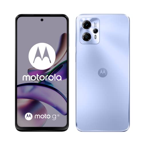 Motorola G13 Smartphone 128GB 16.5cm (6.5 Zoll) Lavendel Android™ 13 Dual-SIM