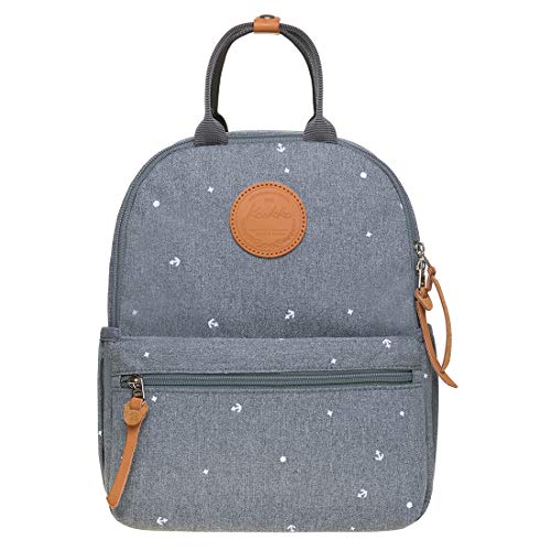 Kaukko Studenten Backpack für Mädchen Jungen & Kinder mit 10" Laptopfach & Anti Diebstahl Tasche für den Alltag, 9.4"* 4.3"* 12.2"/ 8.2L
