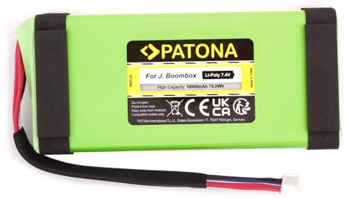PATONA 6726 Akku Boombox (12000mAh) Lautsprecher Akku - Kompatibel mit JBL GSP0931134-01