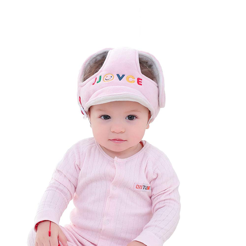 Eyand Baby Schutzhelm - Verstellbarer Schutzhelm für Kleinkinder, Schutzhut für weiche Säuglinge, Kopfschutzhut zum Krabbeln (Pink)