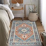 AD6H-CZ Blauer Teppich, leicht zu reinigender Jugendteppich, Anti-Milben- und geruchsfreier Teppich,Blau,200x300cm