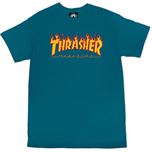 Thrasher T-Shirt Flame (Galapagos) (L)