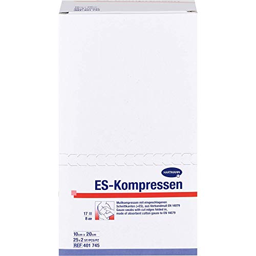 ES-Kompressen Steril 10x20 cm 8fach CPC