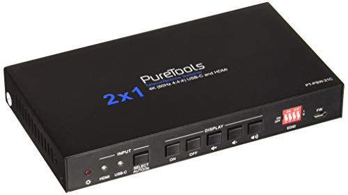 PureTools PSW-21C - 2x1 4K 18Gbps Multiformat Telekonferenz-Umschalter