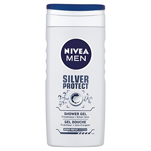 NIVEA MEN Silver Protect Shower Gel 250ml Pack of 6