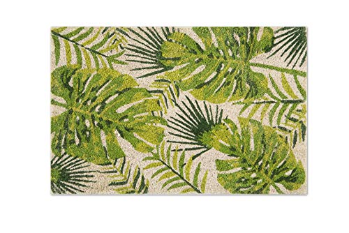 Excelsa Foliage Fußmatte, Kokosfaser, Grün, 40 x 60 cm