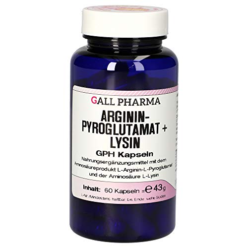 Gall Pharma Arginin-Pyroglutamat plus Lysin GPH Kapseln, 1er Pack (1 x 60 Stück)