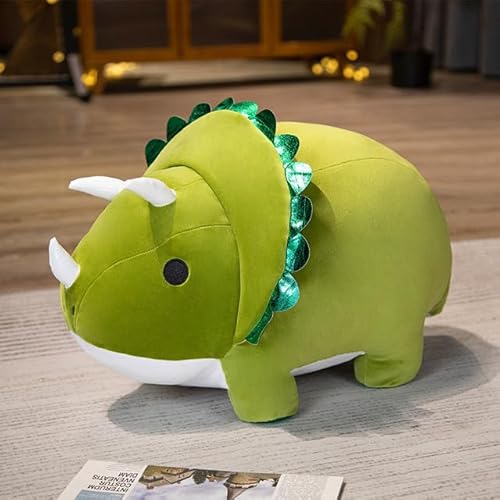 PaMut Triceratops niedliche Plüschtiere niedliche Dinosaurier-Spielzeuge Plüschtier-Geschenke Kinder 40cm 1