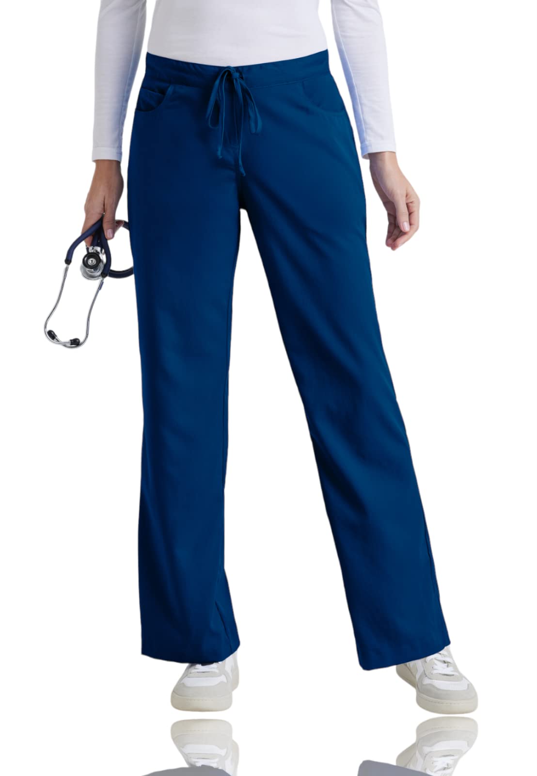 Grey's Anatony Damen Scrubs, Größe L, Indigo