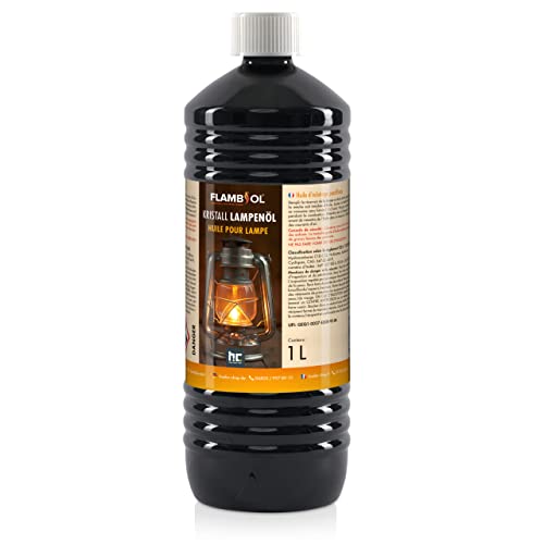 Höfer Chemie 24 x 1 Liter FLAMBIOL® Lampenöl für Öl-Lampen, Petroleum Lampen & Gartenfackeln