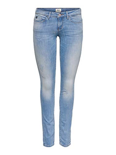 ONLY NOS Damen Onlcoral Sl Sk Bb Cre185063 Skinny Jeans, Blau (Light Blue Denim Light Blue Denim), 34 /L34 (Herstellergröße:26.0)