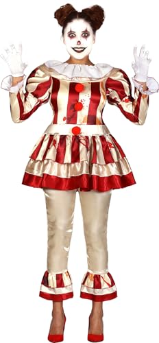 FIESTAS GUIRCA Clown Harlekin Kostüm für Damen