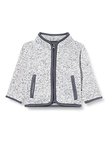 Playshoes Kinder-Jacke aus Fleece, atmungsaktives und hochwertiges Jäckchen mit Reißverschluss, grau, 5-6 Years (Manufacturer Size:116)