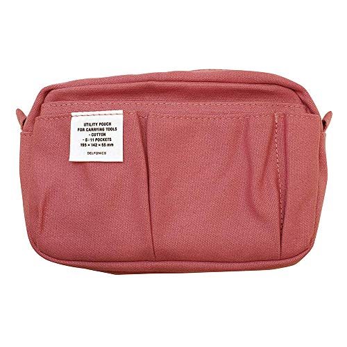 Delfonics Stationery Inner Carrying Case Bag In Bag - S Size - Pink (Green Tea Set)