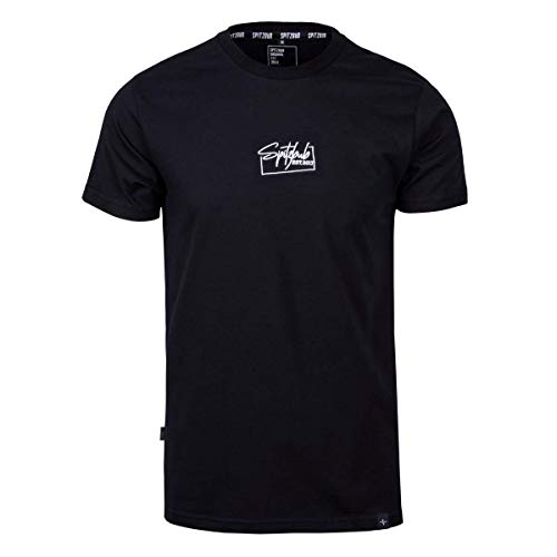 Spitzbub Herren T-Shirt Kurzarm Shirt Adrian, schwarz, Gr. XL
