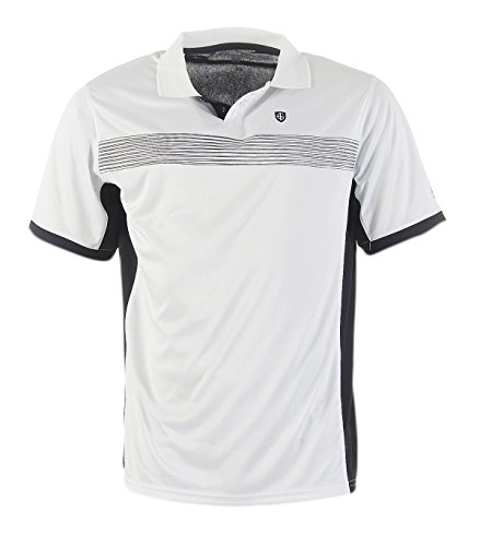 Island Green Hochwertiges Polo-Shirt Marke Gr. 58, 1649 - White für Golf oder Freizeit; sportlicher Look atmungsaktives Funktionsmaterial; verschiedenen Modelle und Farben