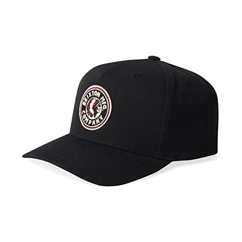 Brixton Men's Rival C MP Snapback Cap, Black, One Size