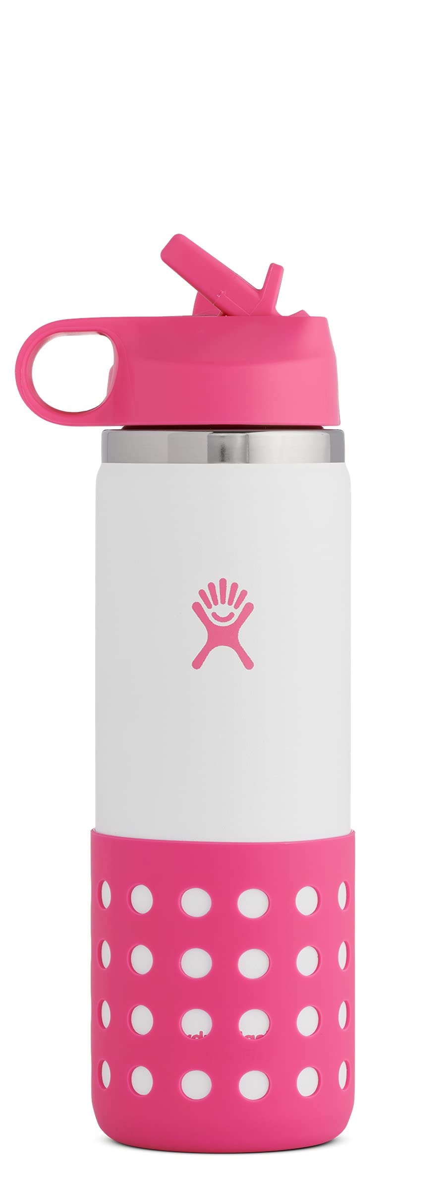 HYDRO FLASK - Trinkflasche für Kinder, 354ml (12oz) - Vakuumisolierte Wasserflasche aus Edelstahl - Thermoflasche mit praktischem Straw Lid-Trinkhalmdeckel - BPA-frei, Spülmaschinenfest - Punch